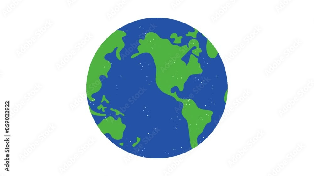 earth globe rotating on white background animated earth globe rotating on white background animated