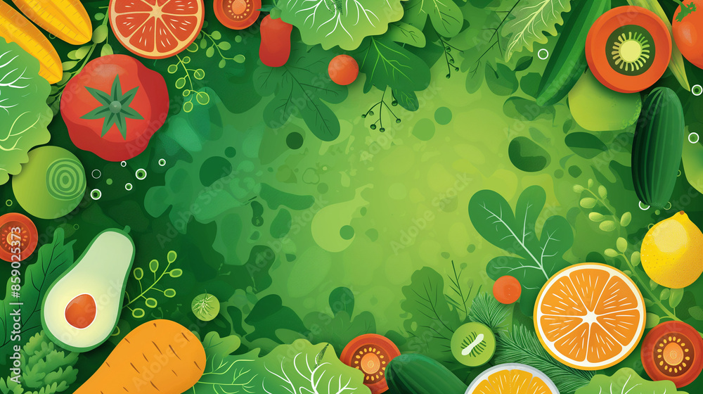food for  healthy  on isolate background