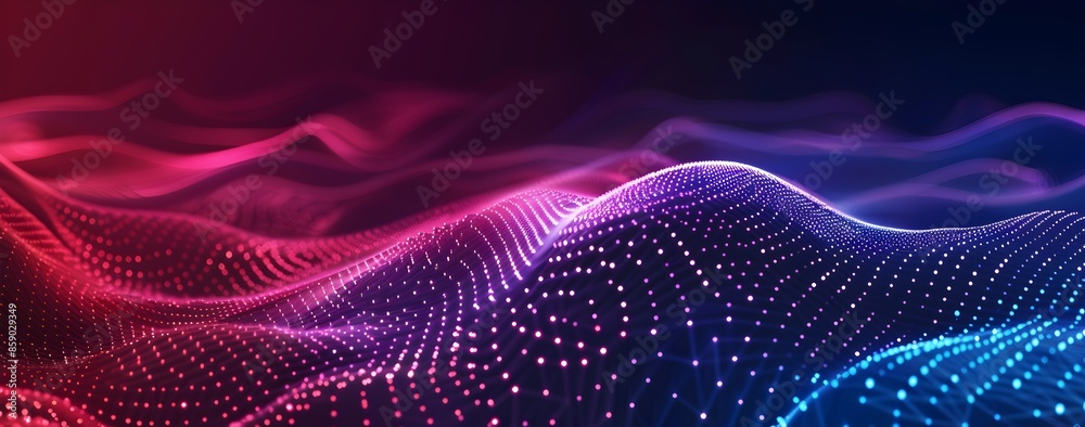 Abstract line art background with dots and lines forming geometric shapes in shades of pink, blue, purple, red, dark gray on a navy background Abstract line art background with dots and lines forming geometric shapes in shades of pink, blue, purple, red, dark gray on a navy background