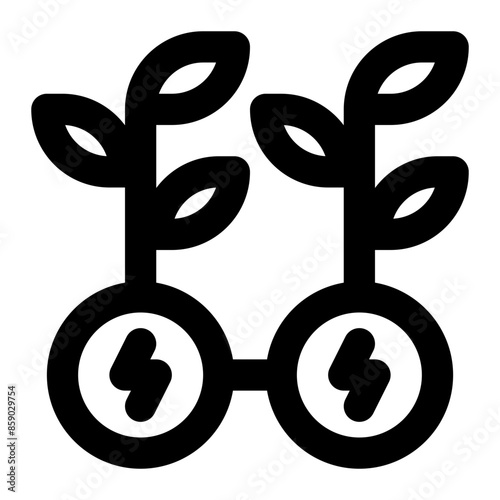 biomass, energy, electric, green energy, green power, green electric, sustainable energy, renewable energy outline icon