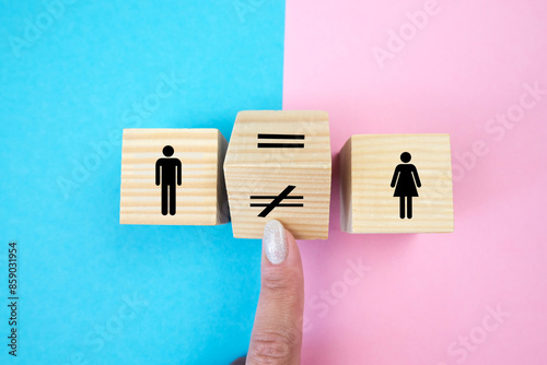Фотография The concept of human rights and equality in social, economic and political rights, responsibilities and opportunities