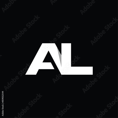 Initial AL Monogram Business Simplicity Design Logo