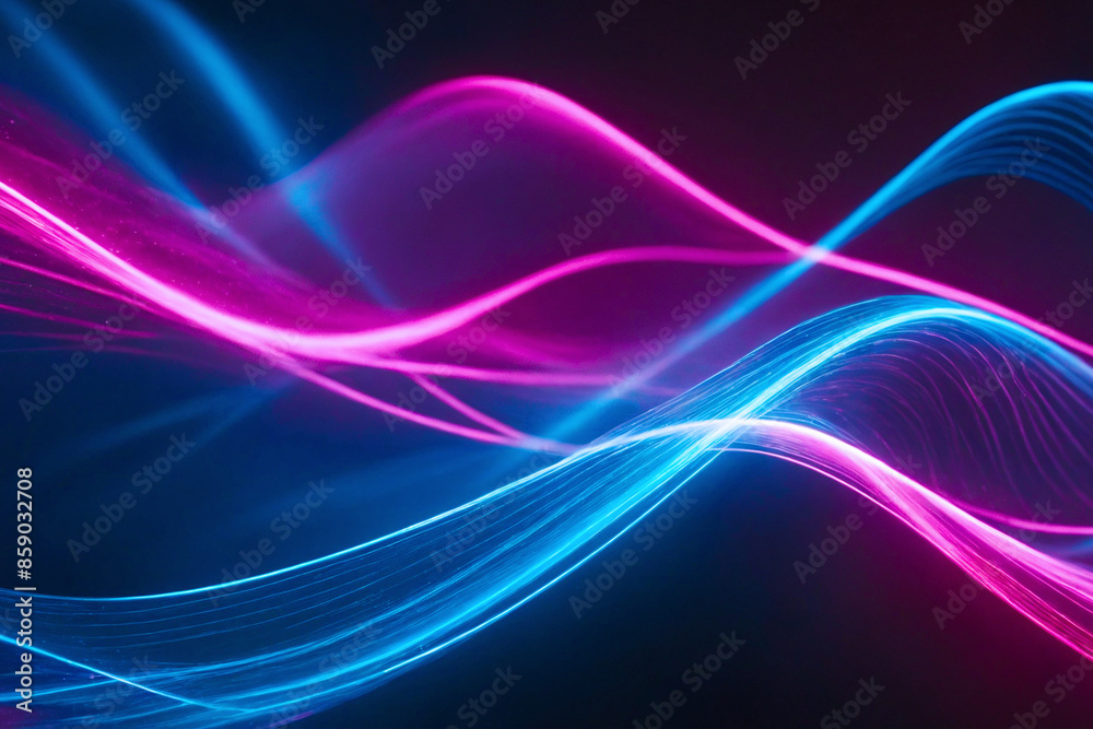 Fototapeta premium Blue and Pink Abstract Background