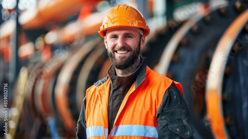 The construction site engineer photo