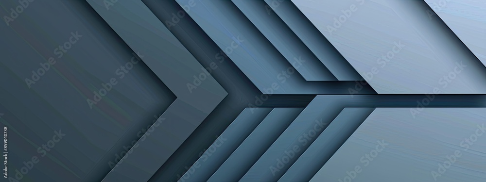 Geometric design gray arrow direction with abstract muted blue color Geometric design gray arrow direction with abstract muted blue color