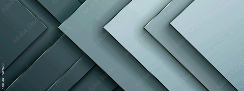 Geometric design  gray arrow direction with abstract muted blue color