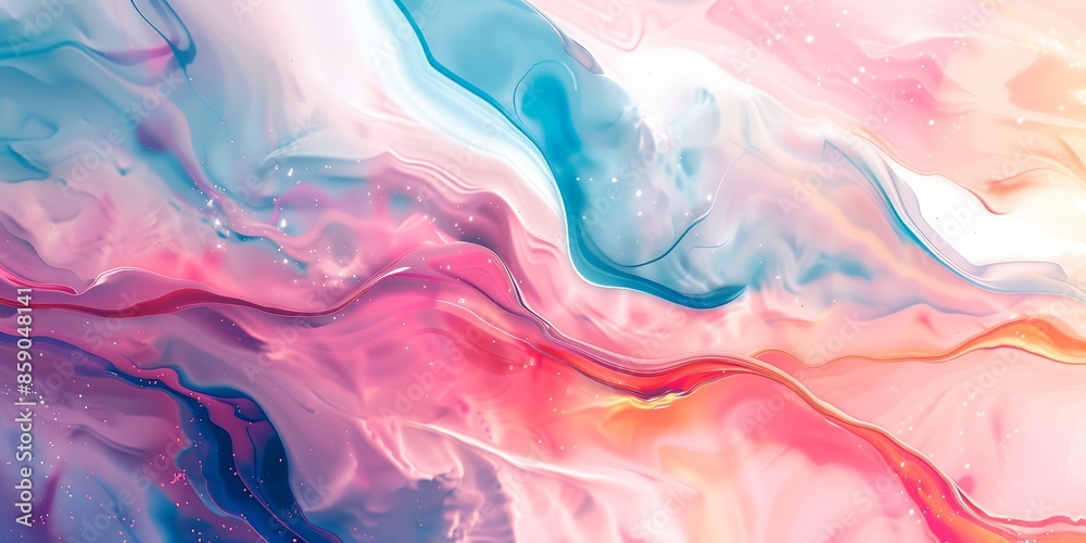 colorful background with a liquid swirl pattern in blue, pink, and yellow colors colorful background with a liquid swirl pattern in blue, pink, and yellow colors