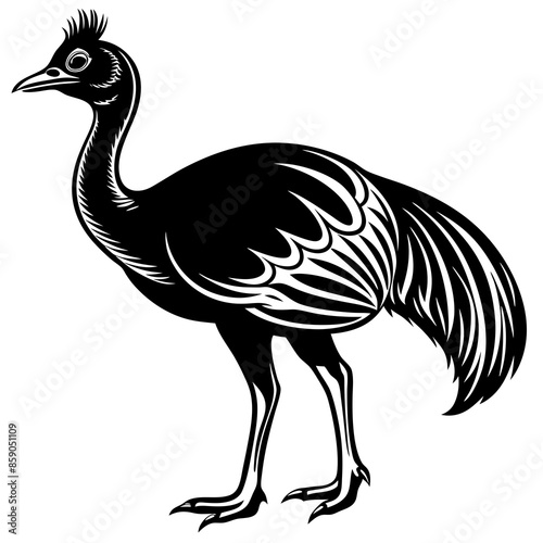 illustration of a crane