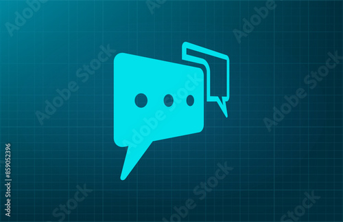 Vector illustration, blue background.