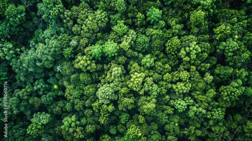 Landscape View from Above. Aerial View of Green Forest Landscape View from Above. Aerial View of Green Forest