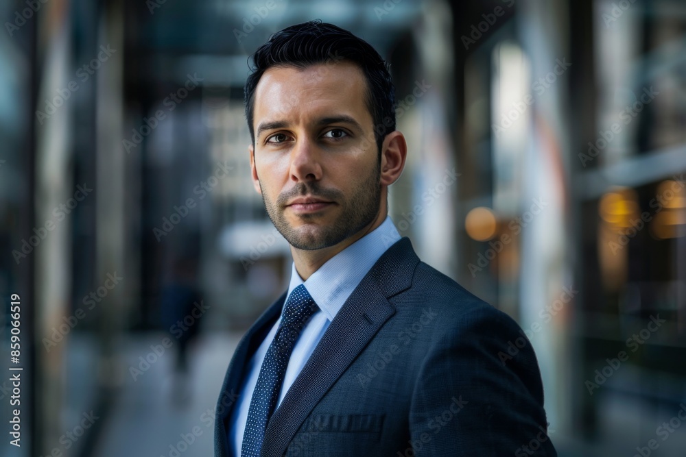 Confident Businessman in a Suit Confident Businessman in a Suit