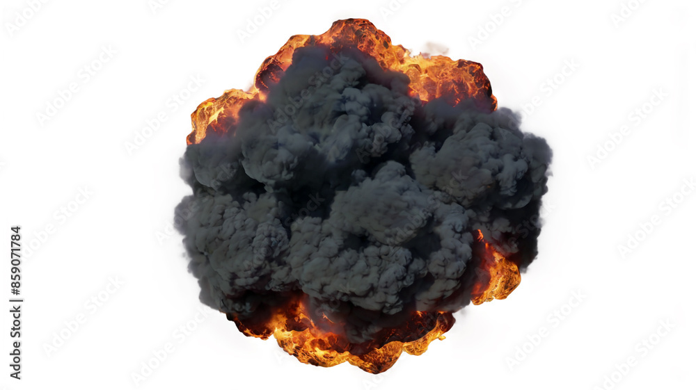 large cloud of black smoke large cloud of black smoke