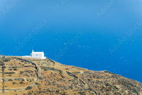 Obraz na płótnie Church at Folegandros Island Cyclades, Greece w salonie