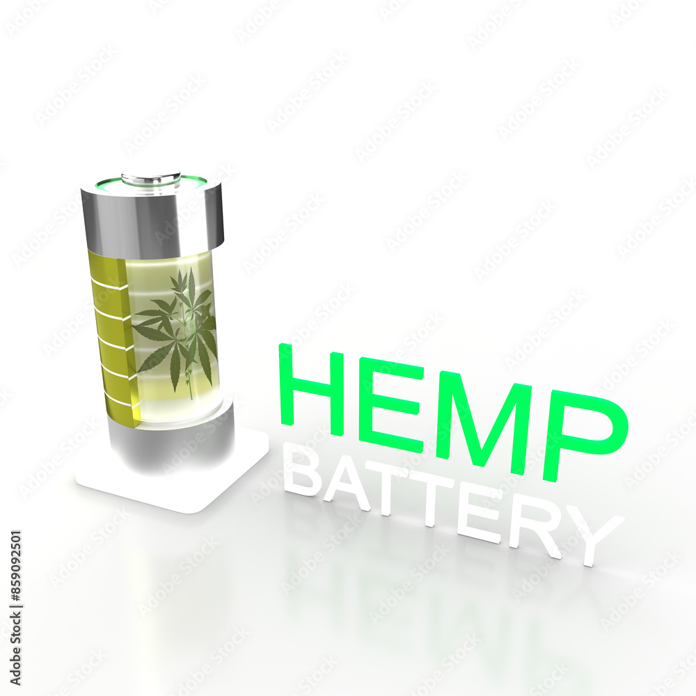 custom made wallpaper toronto digitalHemp Battery, 3D render