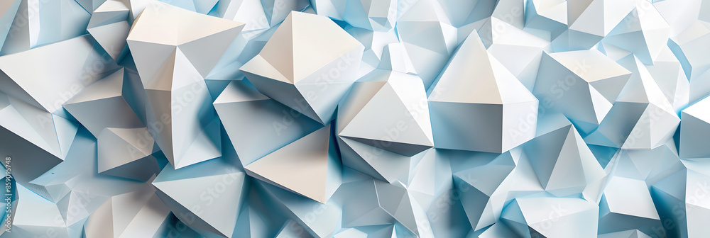 3d Geometric background