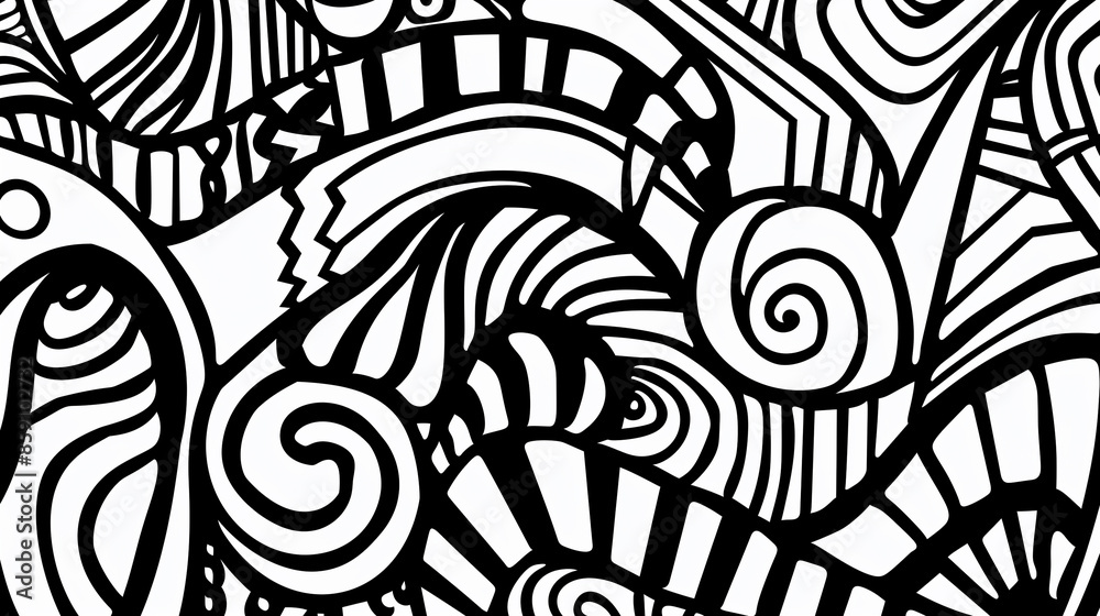 Adult colouring book page
Adult colouring book page