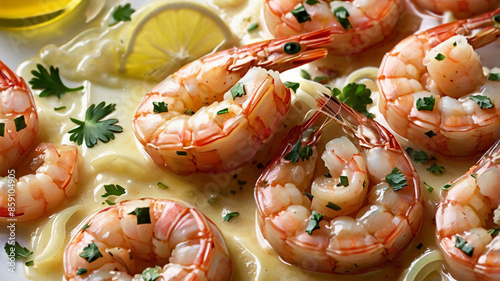 plate of cooked shrimp