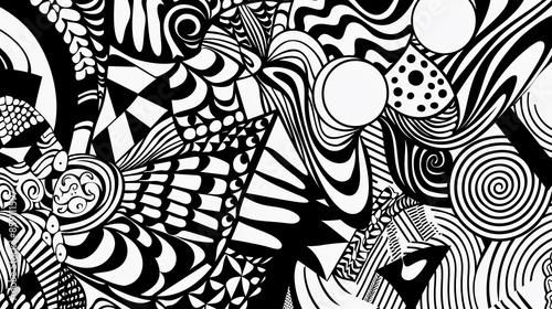 Adult colouring book page