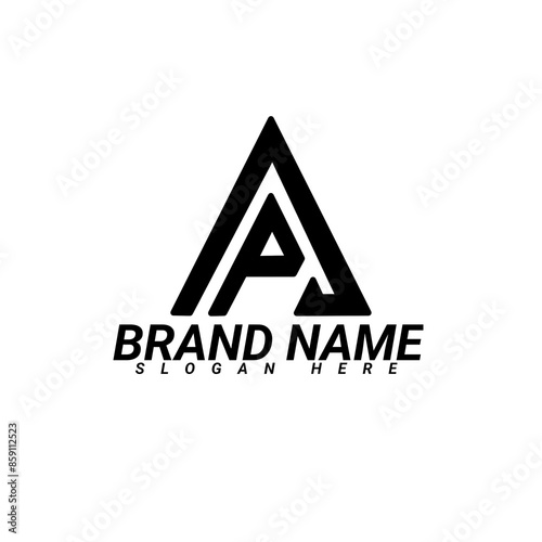 Elegant letter A logo design, black in color and suitable for use as a company logo Free Download Elegant letter A logo design, black in color and suitable for use as a company logo - GFXLoad
