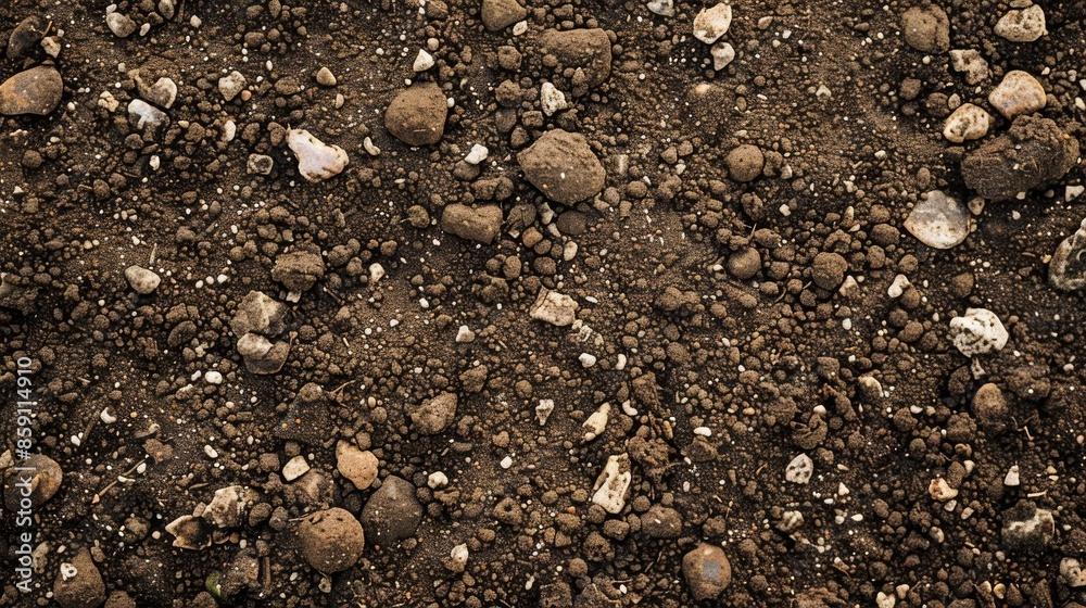 Close Up View Of Dry Cracked Earth With Small Rocks And Pebbles Texture Background Close Up View Of Dry Cracked Earth With Small Rocks And Pebbles Texture Background