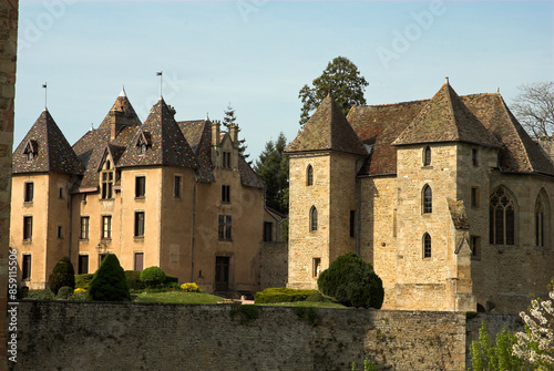 Chateau de Couches Xé, XIIé, 71, Saône et Loire, région Bourgogne Franche Comté, France