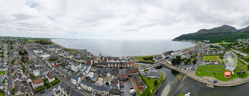 360 degree photosphere of Newcastle, County Down, Northern Ireland. photo