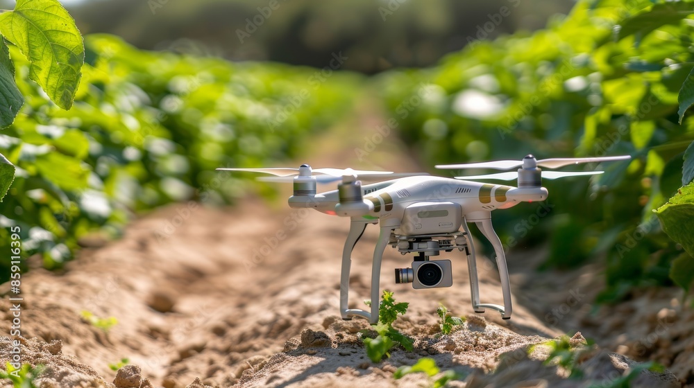 Advanced agricultural drone showcasing smart farming automation and precision agriculture Advanced agricultural drone showcasing smart farming automation and precision agriculture