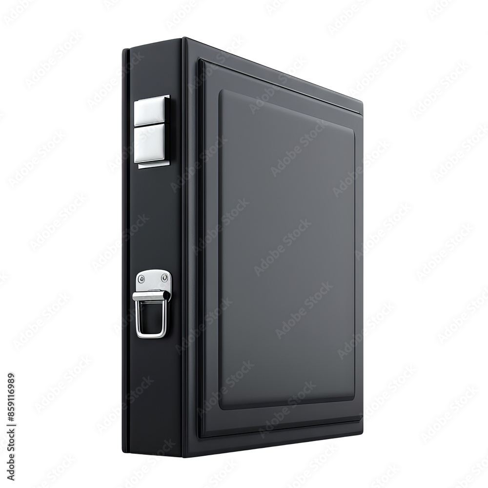 High-quality image of a sleek black binder, perfect for office organization and document storage. Ideal for business presentations and school assignments. High-quality image of a sleek black binder, perfect for office organization and document storage. Ideal for business presentations and school assignments.