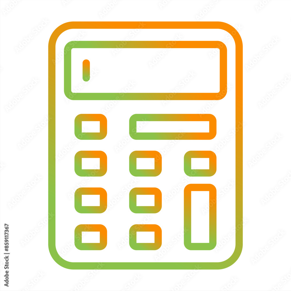 Calculator Vector Icon Calculator Vector Icon