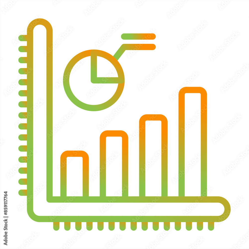 Graph Vector Icon Graph Vector Icon