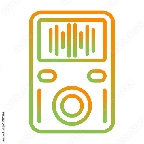 MP3 Player Vector Icon