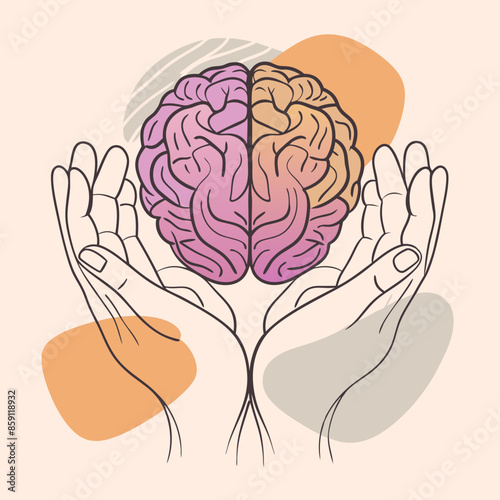 hands on brain mental health day