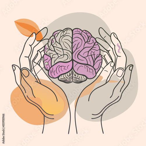 hands on brain mental health day