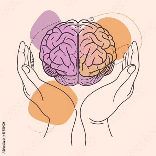 hands on brain mental health day