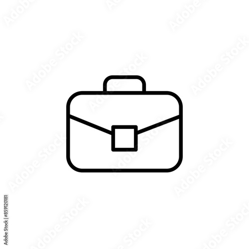 Professional Briefcase Icon Ideal for Business and Corporate Use