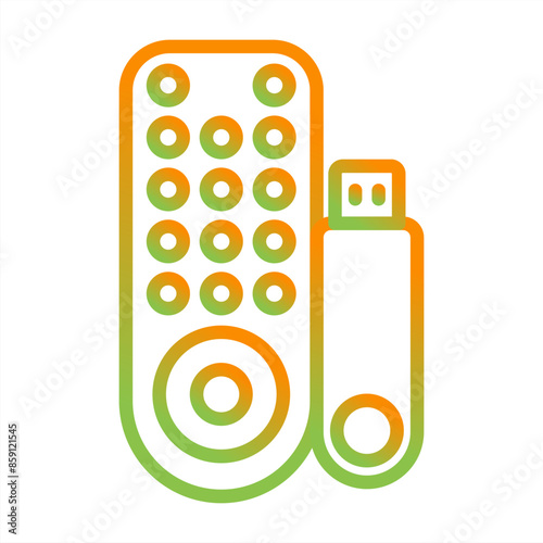 Streaming Stick Vector Icon