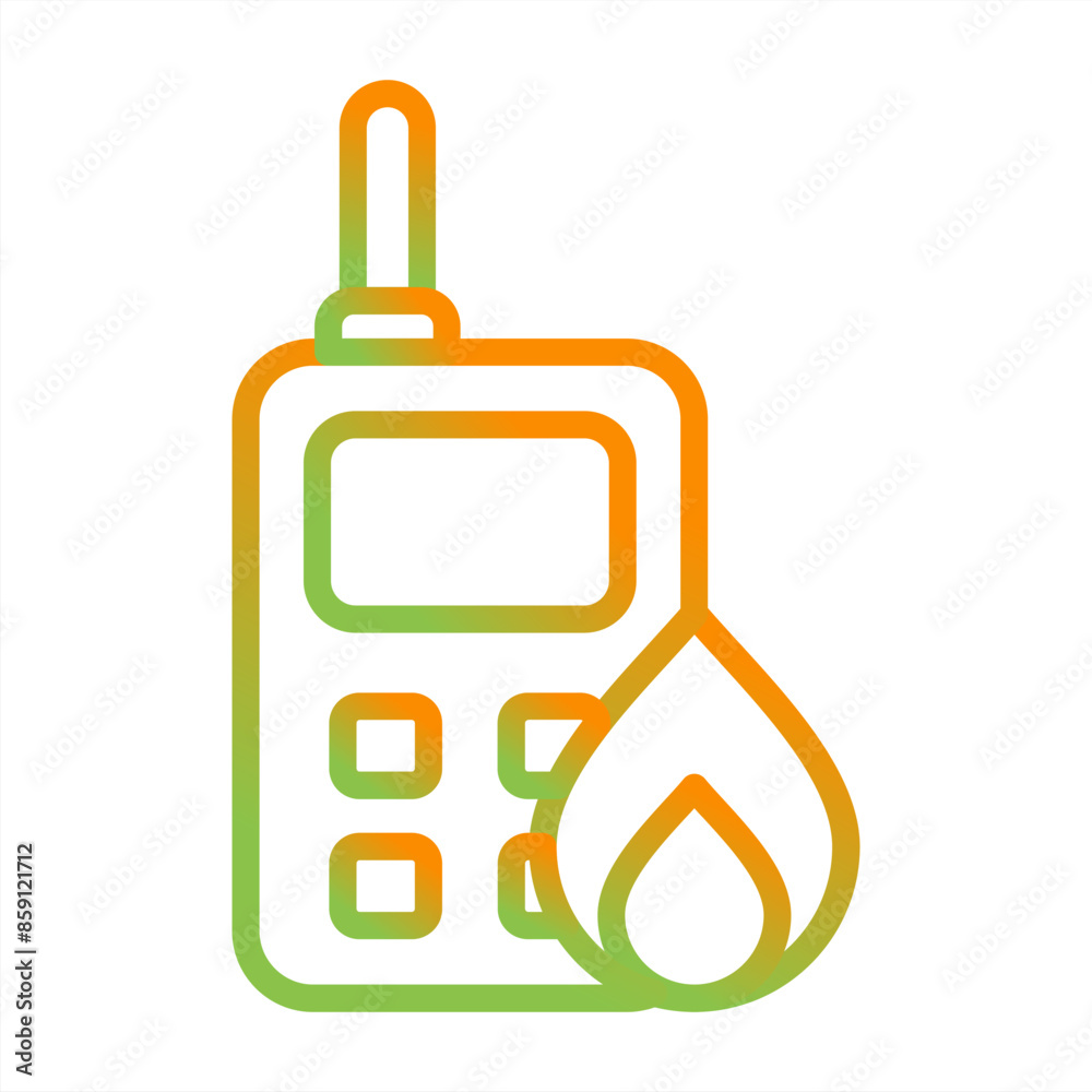 Fire Radio Vector Icon Fire Radio Vector Icon