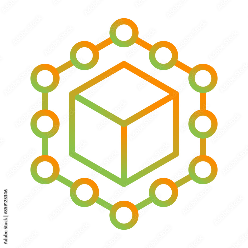 Supply Chain Management Vector Icon Supply Chain Management Vector Icon
