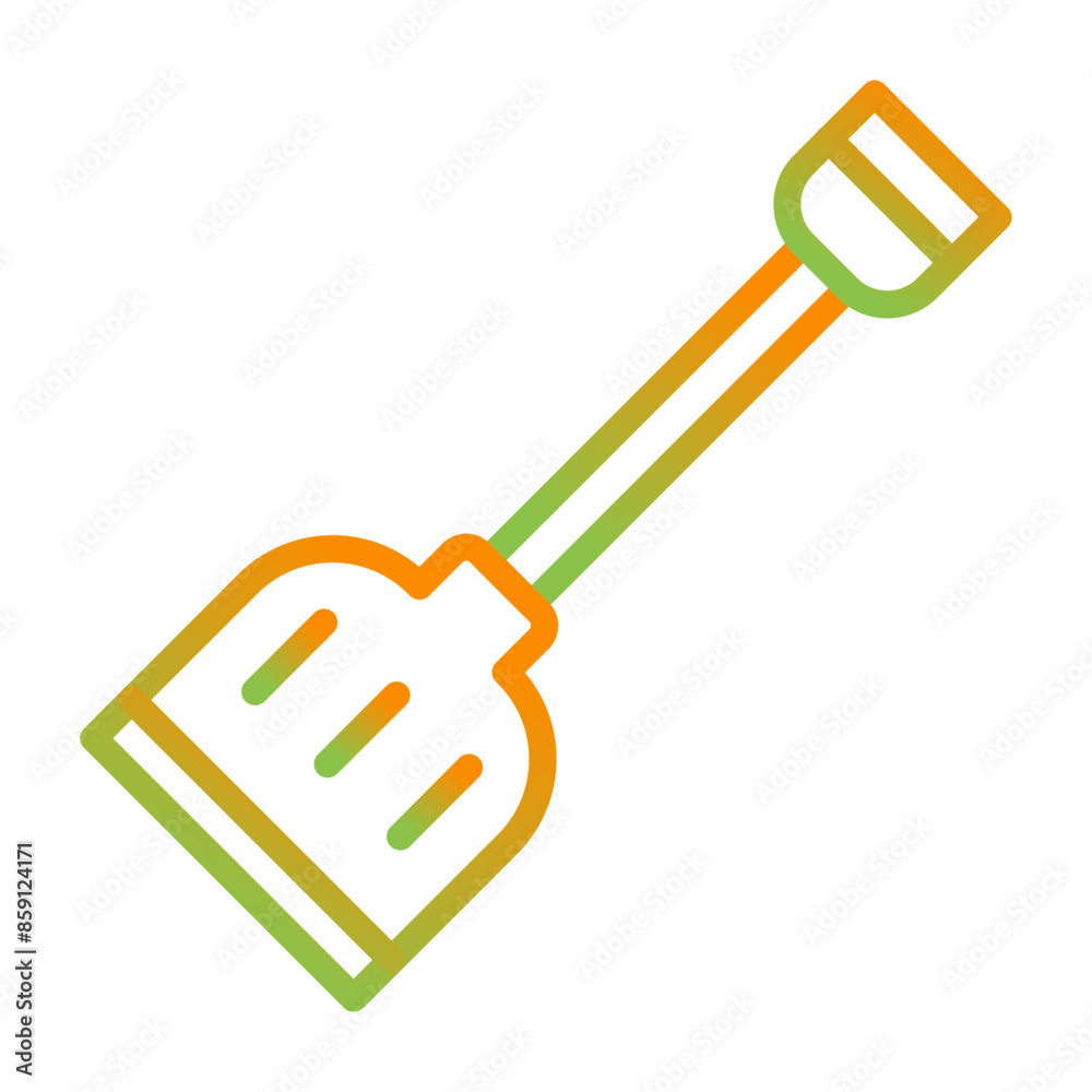Snow shovel Vector Icon
