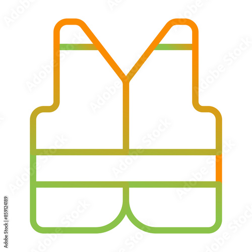 Insulated jacket Vector Icon