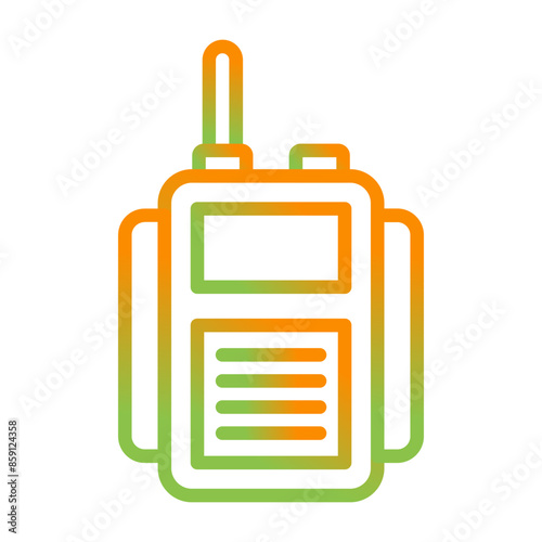 Hand-crank radio Vector Icon