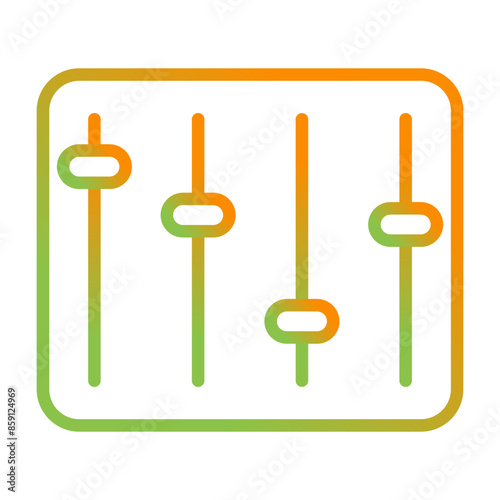 Equalizer Vector Icon