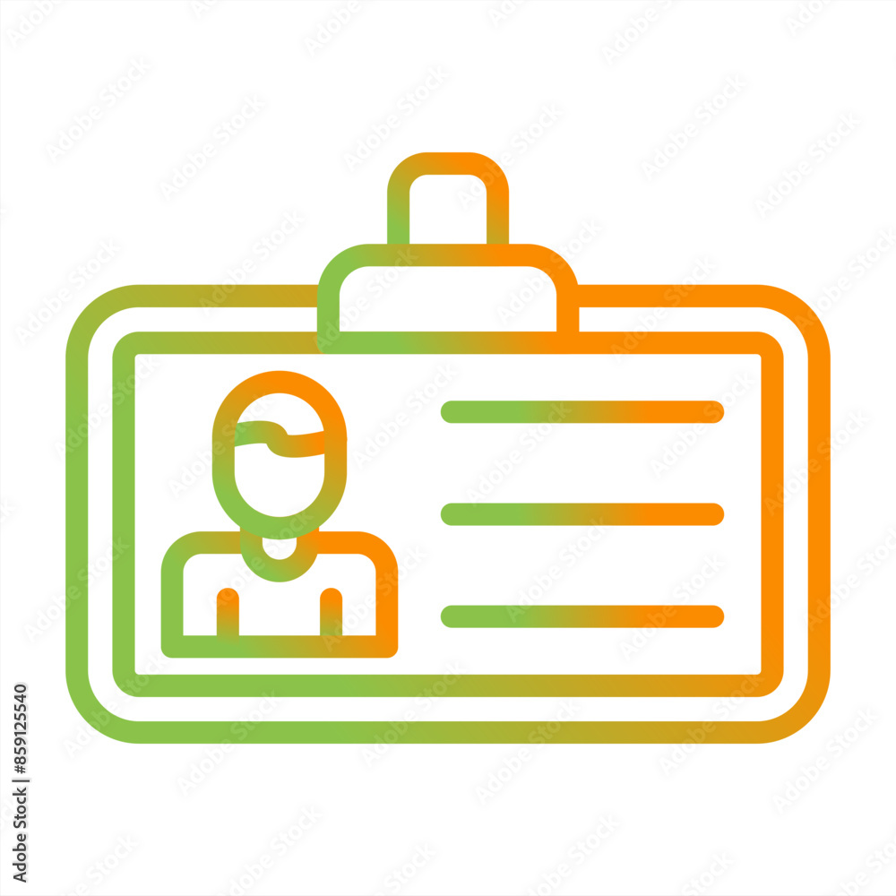 Id Card Vector Icon Id Card Vector Icon
