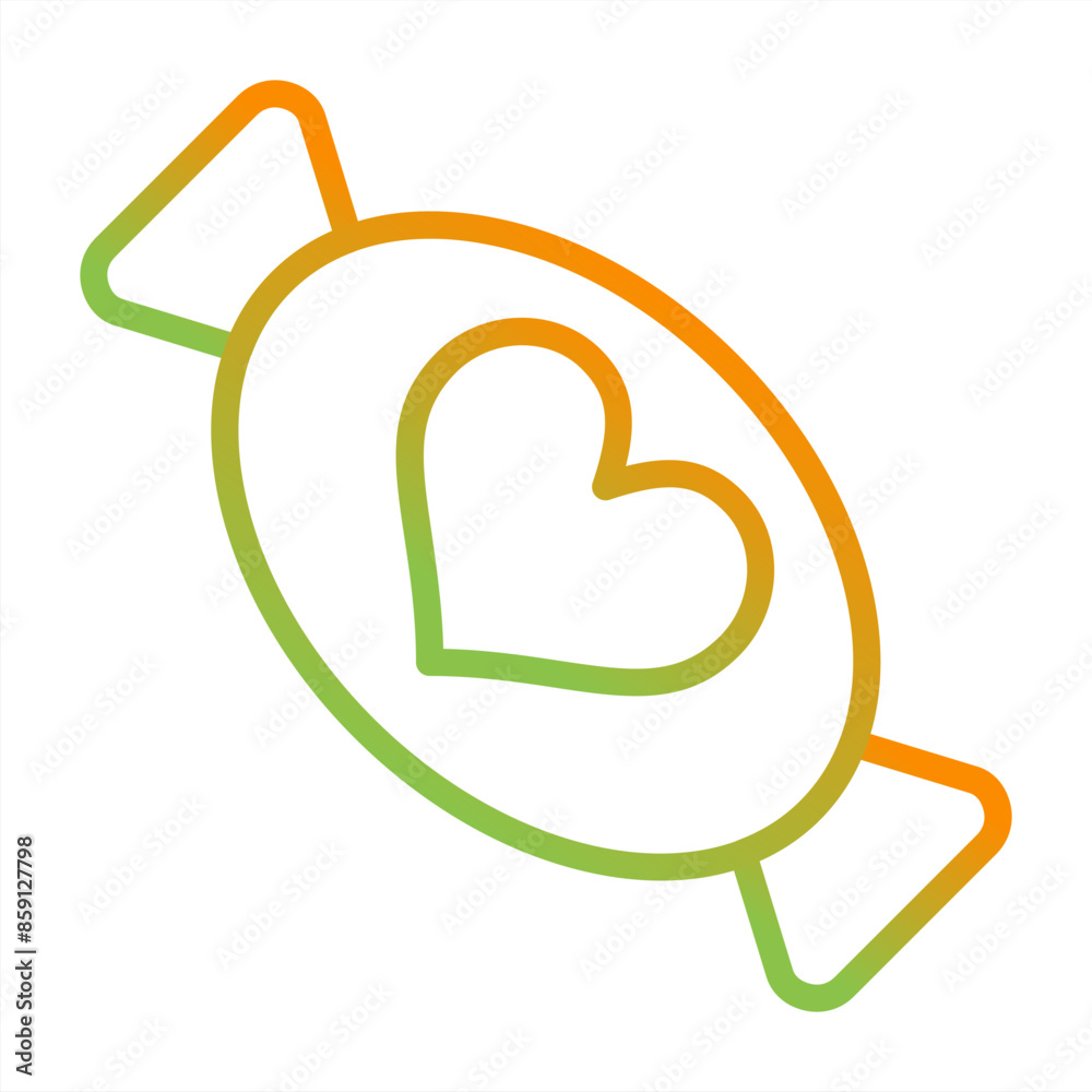 Obraz premium Candy Vector Icon