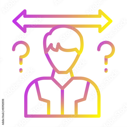 Uncertainty Vector Icon