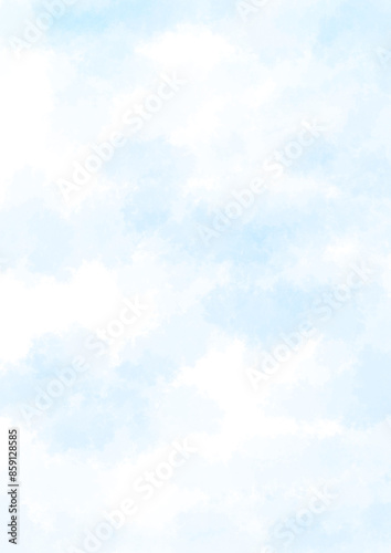 水色の水彩テクスチャ