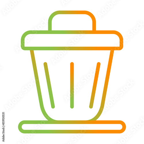 Trash bin Vector Icon