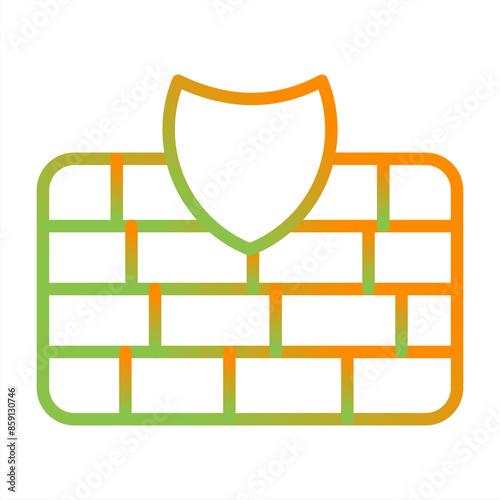 Firewall Vector Icon