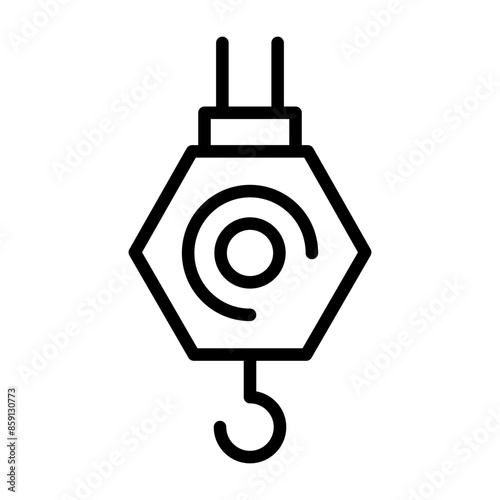 Pulley Vector Icon