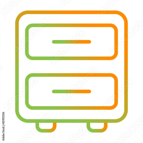 File Cabinet Vector Icon